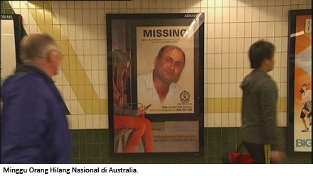 Di Australia, 35 Ribu Orang Hilang Pertahun