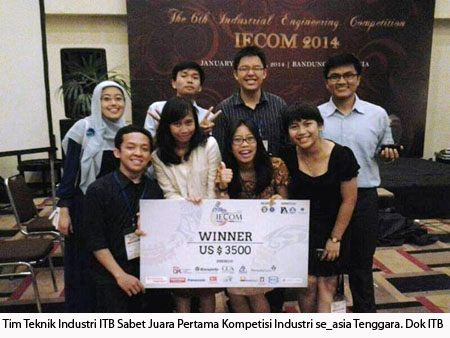 29 01 2014 Mahasiswa ITB Sabet Juara Kompetisi Industri se-Asia Tenggara