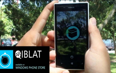 Aplikasi arah Kiblat. Dok. UNY