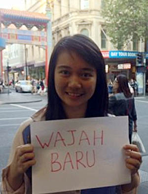 Eugene Ezra, Mahasiswa jurusan advertising dari Royal Melbourne Institute of Technology .