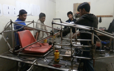 Rancangan mobil formula hybrid UNY. Dok. UNY