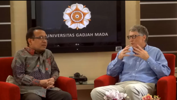 Bill Gates Kunjungi UGM. Dok. UGM