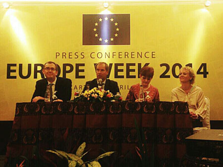 Uni Eropa meluncurkan "Pekan Eropa". Foto. Edelman