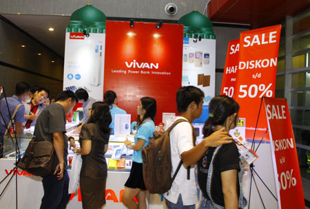 Suasana pesta diskon JFK 2014. Foto. JFK