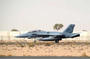 Australia akan mengirimkan 8 pesawat jet temput F/A-18F Super Hornet untuk bergabung dalam operasi militer internasional menumpas ISIS di Irak. FOTO : ABC AUSTRALIA