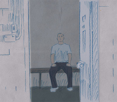 Para tahanan yang ditempatkan di sel isolasi mengalami serangkaian gangguan kesehatan mental seperti kecemasan, kepanikan, insomnia, ketakutan akut, mudah marah dan depresi. (Karikatur: Lucy Fahey)