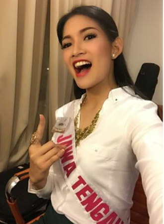 Anindya Putri, Putri Indonesia 2015. Foto : Instagram  Anindyakputri