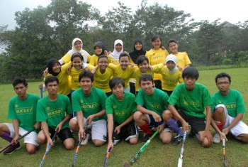 Ilustrasi tim Hockey Unpad /  Foto : radarsuperindo.wordpress.com