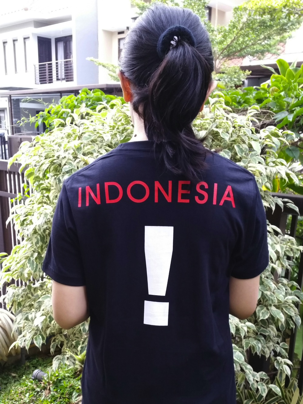 i-Tshirt Indonesia ! Hitam