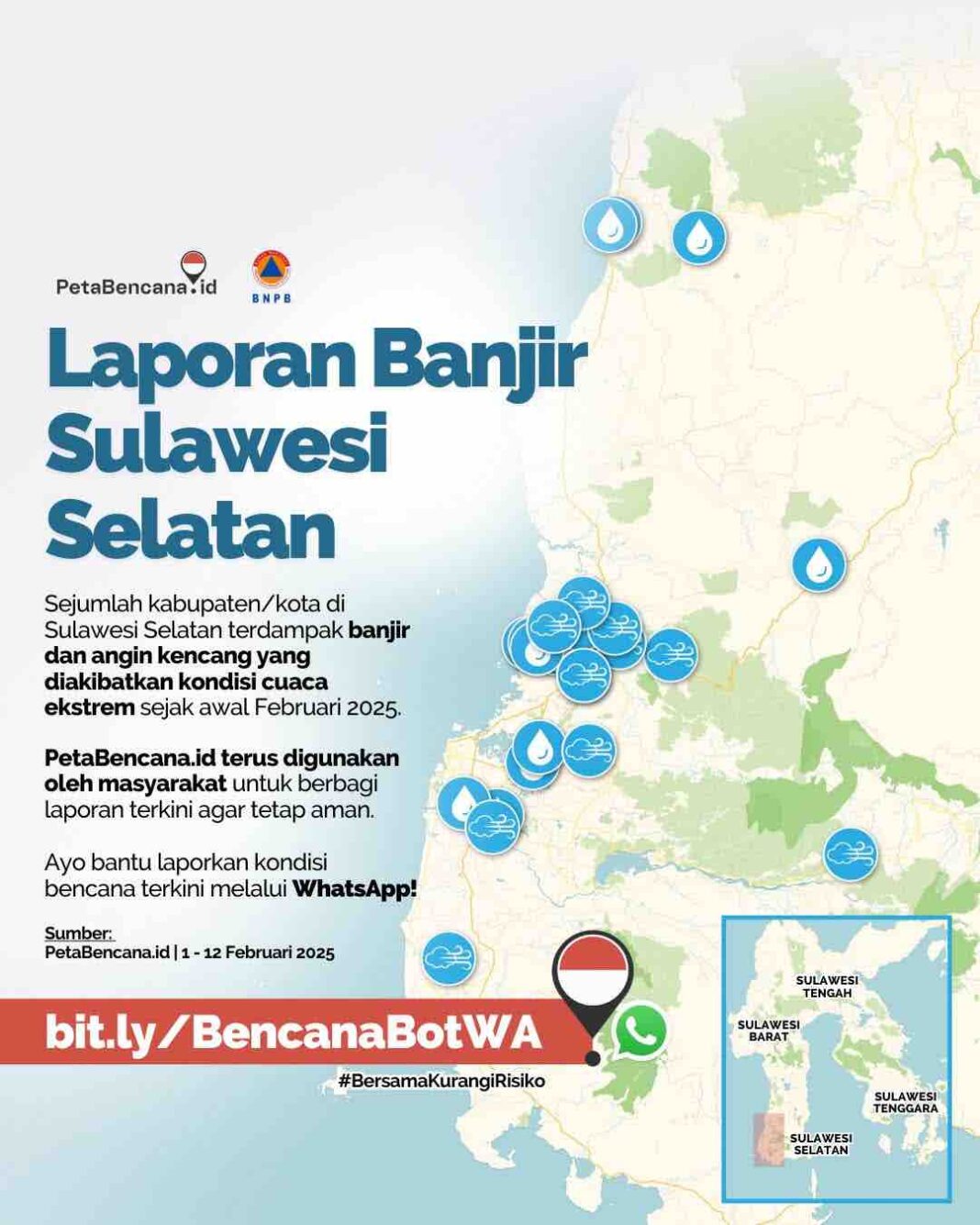 AI Bantu Upaya Tanggap Bencana Banjir Dan Angin Kencang Di Sulawesi