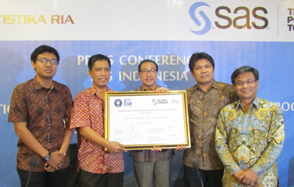 SAS dan IPB Dorong Pemberdayaan Profesional Statistik