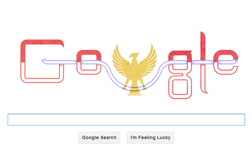17 08 2013 google berlogo burung garuda