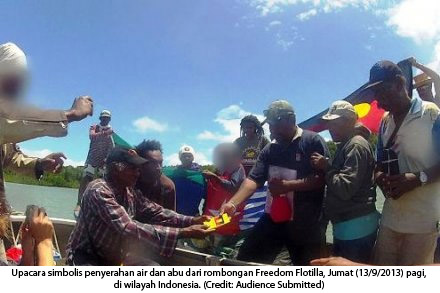 13 09 2013 freedom flotilla masuk ke indonesia