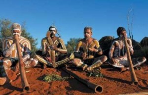 ilustrasi suku aborigin