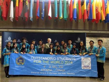 program Outstanding Students for the World (OSTW) 2014. Foto. UPH