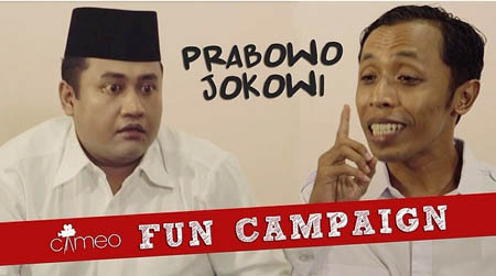 Lucunya Video Kampanye Prabowo Jokowi