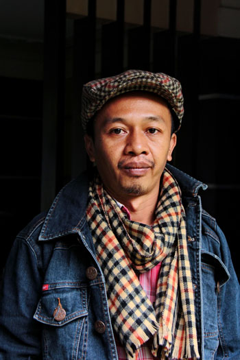 Sam Sambas, Humas Front Indonesia Muda. FOTO : FRINO BARIARCIANUR