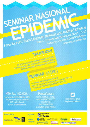 Ingin Tahu Soal Diabetes, Yuk Ikut Seminar Nasional Epidemic