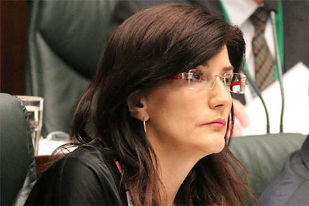 Menteri Urusan Wanita Tasmania, Jacquie Petrusma. FOTO : ABC AUSTRALIA