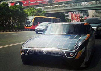 Mobil listrik ITS jelajah Jakarta hingga Bali. FOTO : ITS