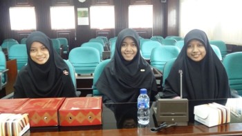 UII kembali terima tiga mahasiswa asal Pattani, Thailand.