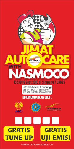 Mahasiswa Unnes Buka Service Mobil Gratis