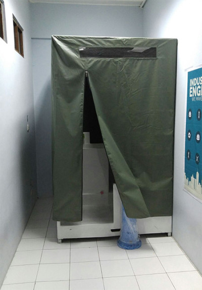 Toilet Portable buatan mahasiswa UI. Dok. Indi Galih