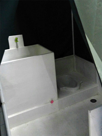 Toilet Portable buatan mahasiswa UI. Dok. Indi Galih