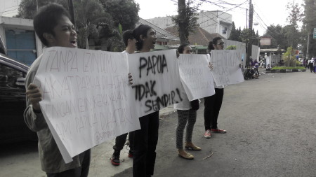 Mahasiswa Bandung Dukung Aksi Papua