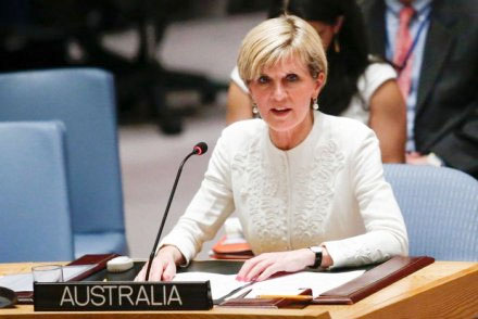 Julie Bishop mengaku telah menawarkan bantuan kepada menteri luar negeri Indonesia. (Credit: AFP) 