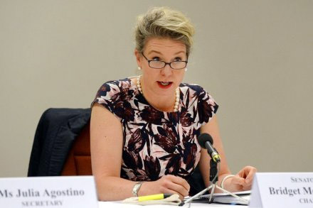 Senator Bridget McKenzie menegaskan akan menolak pernikahan gay apapun hasil plebisit nantinya. (Credit: AAP) 