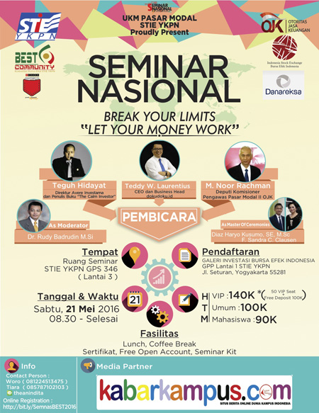25 04 2016 Poster Seminar Nasional BEST Community