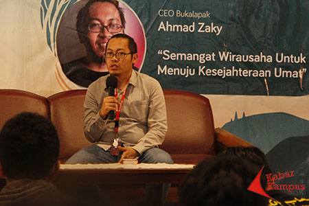 Achmad Zaky, CEO Bukalapak. Foto : Fauzan