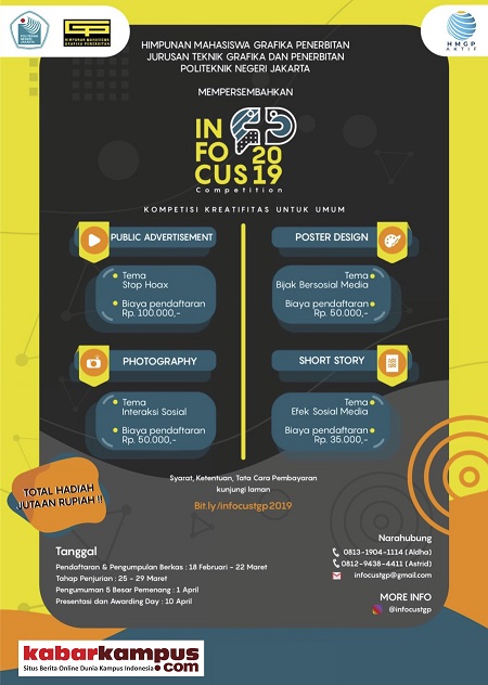 PNJ "Infocus Competition 2019" - KabarKampus.com