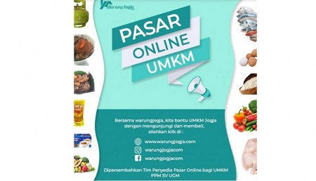 Vokasi UGM Fasilitasi UMKM Yogyakarta Lewat Pasar Online