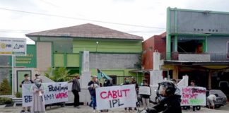 Aksi Solidaritas HMI Bumiayu Untuk Warga Wadas
