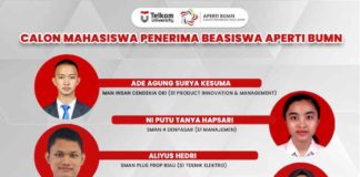 Pengumuman Peraih Beasiswa APERTI BUMN Tahun 2022