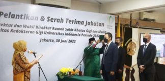 Direktur dan Wakil Direktur RSKGM UI 2022-2026 Dilantik