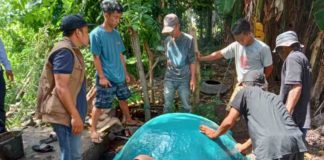 Tim Dosen AKI Manufaktur Bantaeng Buat Reaktor Biogas di Desa Rappoa
