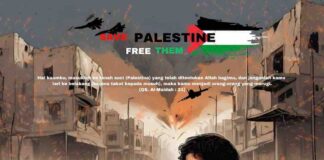 Jangan Mundur, Dukung Terus Kemerdekaan Palestina