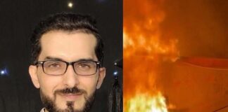 Serangan Israel Membakar Tenda Jurnalis di Gaza