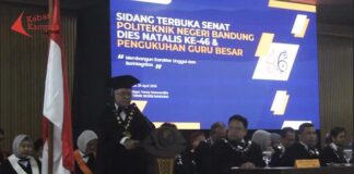 Polban Dies Natalis ke-46 dan Kukuhkan Tiga Guru Besar Baru