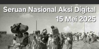 Seruan Nasional Aksi Digital pada Hari Nakba 15 Mei 2025