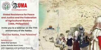UMA Philippines: End the Nakba, Free Palestine!