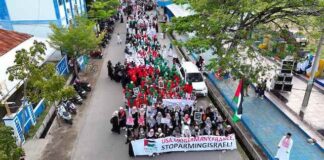 Ribuan Massa FPN Tuntut Amerika Serikat Hentikan Dukungan pada Israel