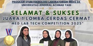 Tim TLM UNJANI Borong Juara di MedLab Tech Competition 2025