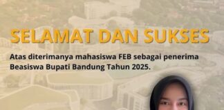 Mahasiswi FEB UNJANI Raih Beasiswa Bupati Bandung 2025