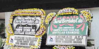 PSI Kirim 100 Karangan Bunga Duka atas Gugurnya Ayatullah Ali Khameini