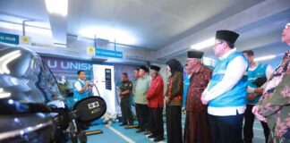 Uniska Hadirkan Fasilitas Stasiun Pengisian Kendaraan Listrik Umum (SPKLU)