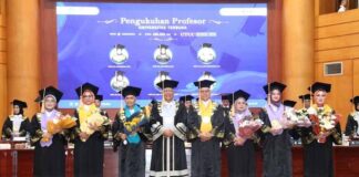 UT Kukuhkan Enam Profesor, Angkat Riset tentang Lingkungan, Pendidikan, hingga Reformasi Birokrasi
